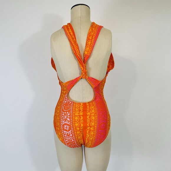 Anthropologie Marimekko Lilka Pidot Maillot One Piece Swimsuit Women's Medium - Picture 4 of 11